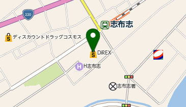 ファッションクリエーターひじおかの地図画像