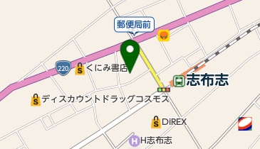 焼肉なかにしの地図画像