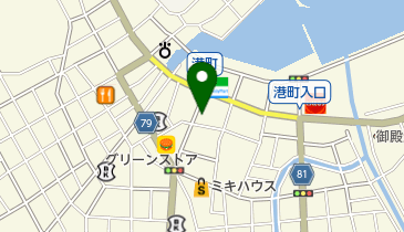 パイン美容室花嫁貸衣裳部の地図画像