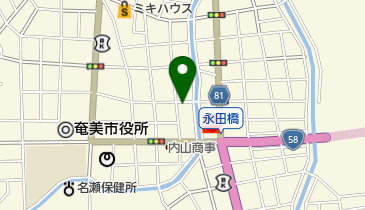 株式会社ヤマア 永田橋店の地図画像