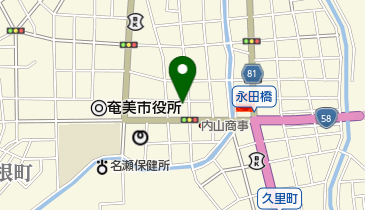 富山洋服店の地図画像