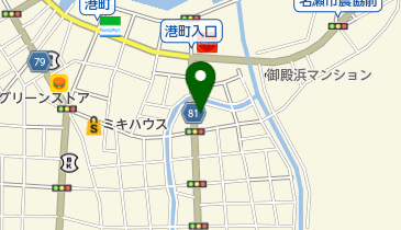 幸一理容所の地図画像