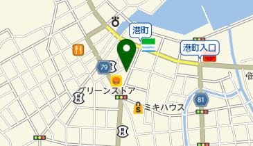 マンダム理容室の地図画像