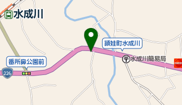 河口美容室の地図画像