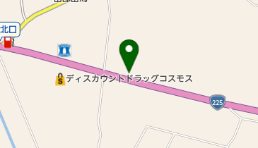 東クリーニング店の地図画像