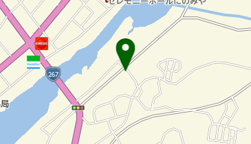 衣料百科ふなくらの地図画像