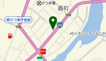 花の花丸轟町店の地図画像