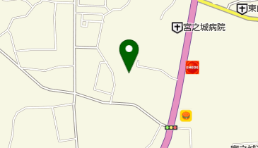 宮之城キリスト教会の地図画像