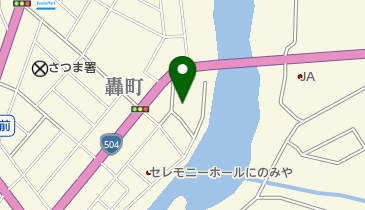 金光教宮之城教会の地図画像