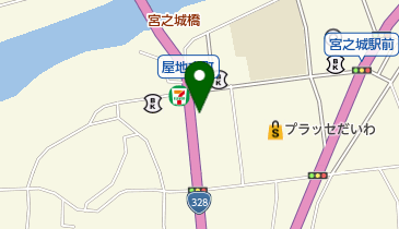 若松酒店の地図画像