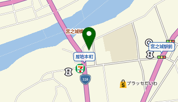 うさぎ薬局の地図画像