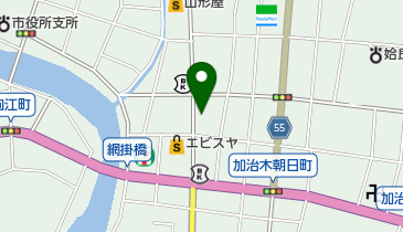 メガネのササヤマの地図画像