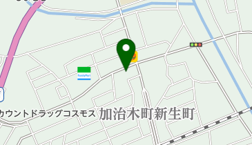 ヘアーサロン城の地図画像