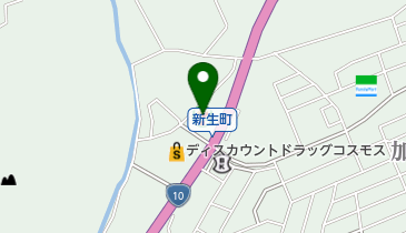 ふく福加治木店の地図画像