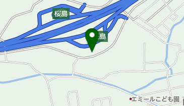 桜島サービスエリア下り線インフォメーションの地図画像