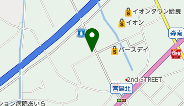 藤川生花園の地図画像