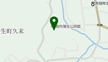 姶良市 蒲生公民館の地図画像