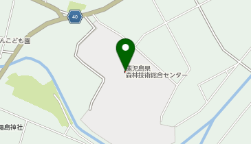 鹿児島県森林技術総合センターの地図画像