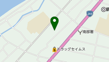 天理教大根占分教会の地図画像