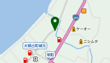 厚ケ瀬精肉店の地図画像