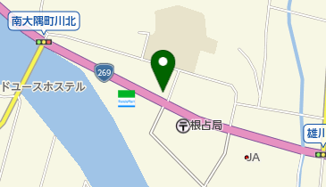 愛甲牛乳販売店の地図画像