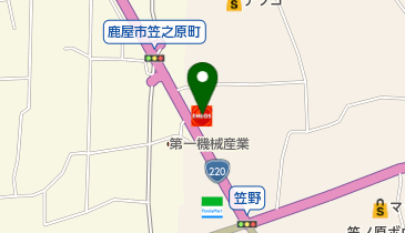有限会社西平石油店 笠之原バイパス給油所の地図画像