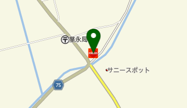 有限会社船川石油店 茎永給油所の地図画像