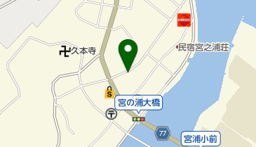 美容室セブンの地図画像