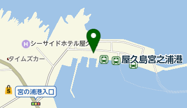 ターミナル屋久島の地図画像