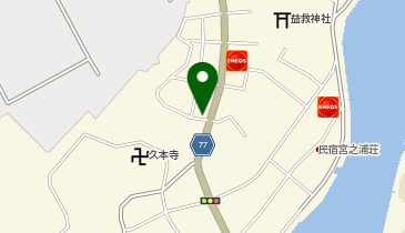 若潮寿司の地図画像