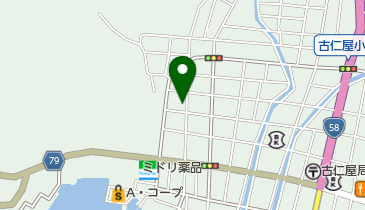 津留商店の地図画像