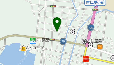 フラワーショップたしろの地図画像