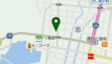 喜納惣菜店の地図画像