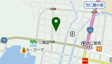 喜入美容室の地図画像