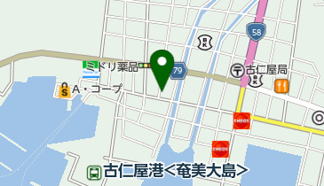 やすだ理容の地図画像