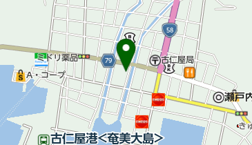 なにわ食堂の地図画像