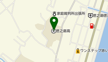 徳之島高校の地図画像
