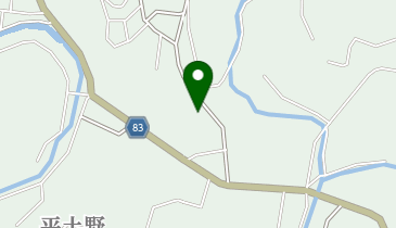 平土野郵便局の地図画像