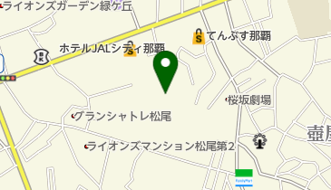 平良カーテン専門店の地図画像