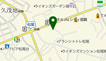 有限会社喜納住宅開発 ウィークリーマンション ルクソール松尾の地図画像