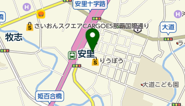 謝花カバン店の地図画像