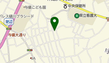 与儀八三会館の地図画像