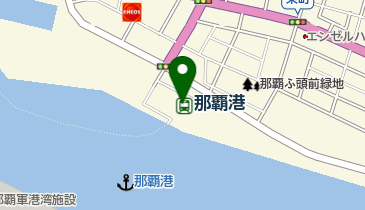 マルエーフェリー株式会社 貨物奄美・鹿児島航路の地図画像