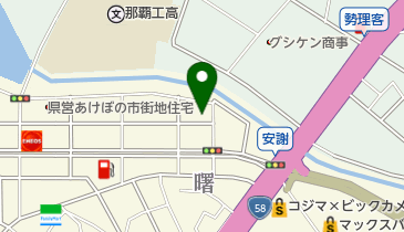 大城金物店の地図画像