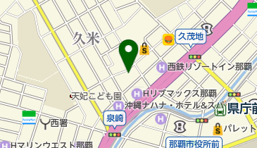 日本キリスト教団那覇中央教会の地図画像