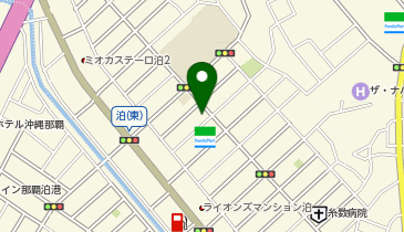 せんたくショップ泊の地図画像