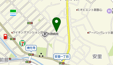 丸三ランドリー泊店の地図画像