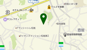 玉城化粧品店の地図画像