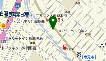 たけや旗染店の地図画像