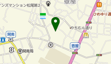 運転代行松山の地図画像